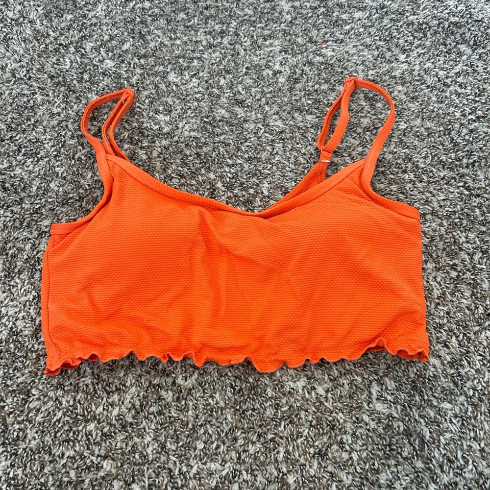 Orange aerie bikini Top